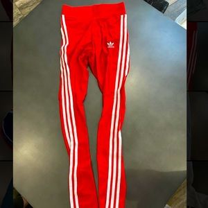 Red Adidas Leggings